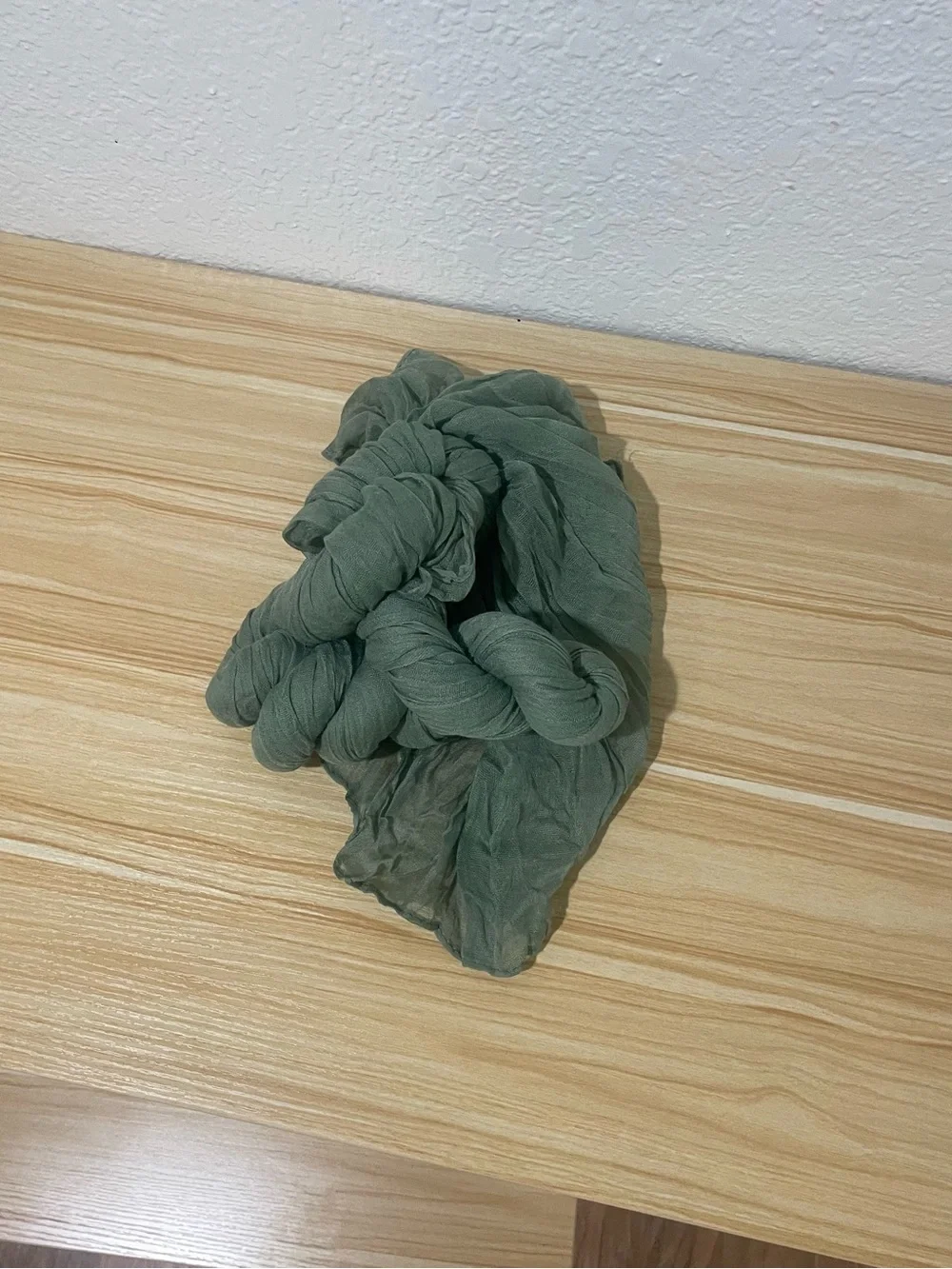 Assorted Cheesecloth table toppers- Sage and Beige